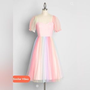 Damsel In Finesse Swing Dress By Collectif